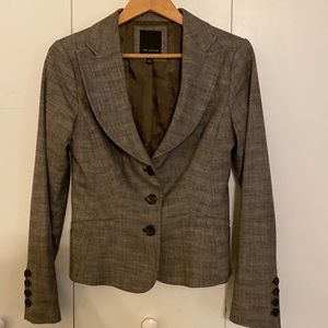 Heather brown suit jacket